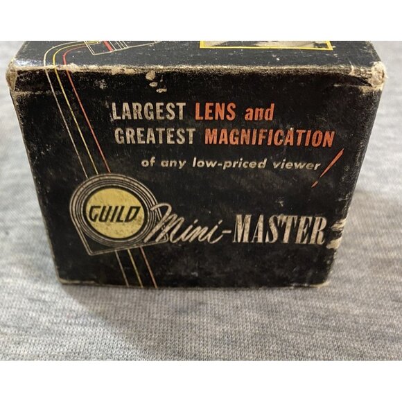 Vintage 1950s Craftsmen's Guild Mini-Master 2 x 2" 35mm Slide Viewer With Origin - Picture 2 of 8